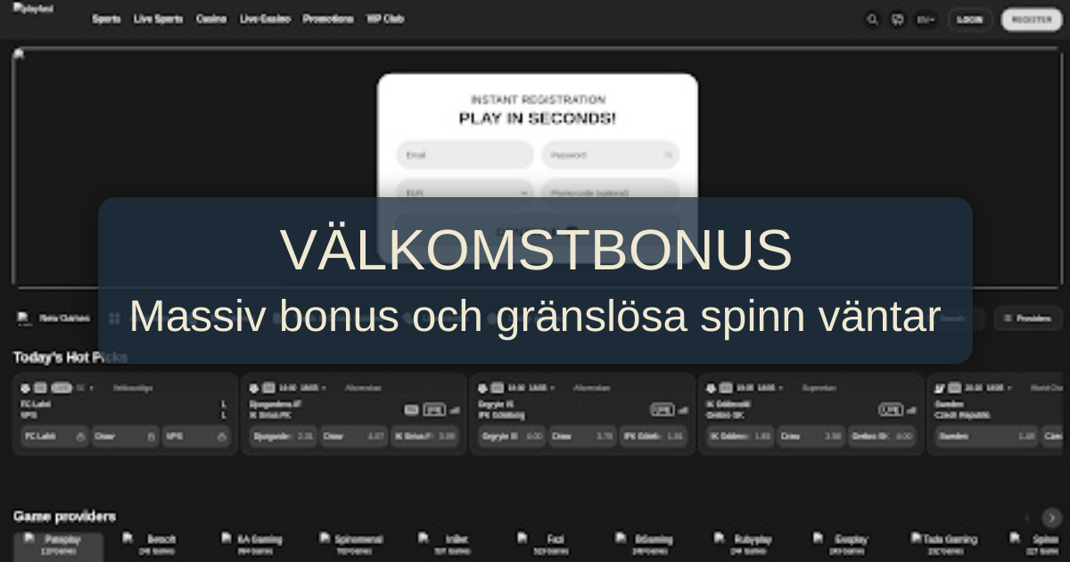 SvenBet Casino för svenska spelare